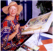 Die Malerin Helga Maria Mikosch